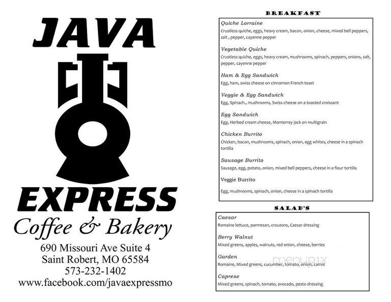 Java Express - Saint Robert, MO