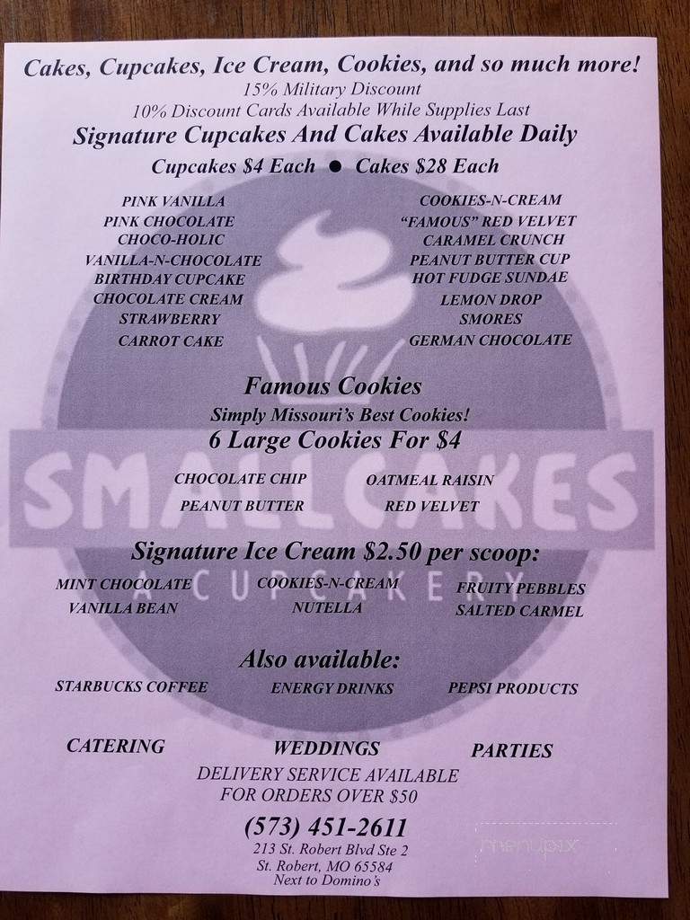 Smallcakes Cupcakery and Creamery - St Robert, MO