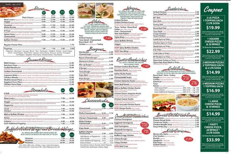 Pizza Pi - Delmar, MD menu_pic
