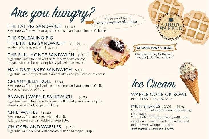 Iron Waffle - Steamboat Springs, CO menu_pic