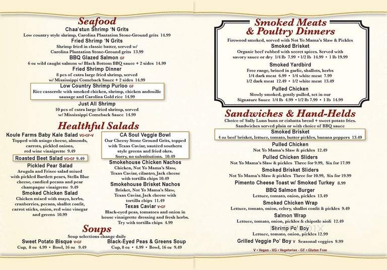 Black Bottom Southern Cafe - North Hollywood, CA menu_pic