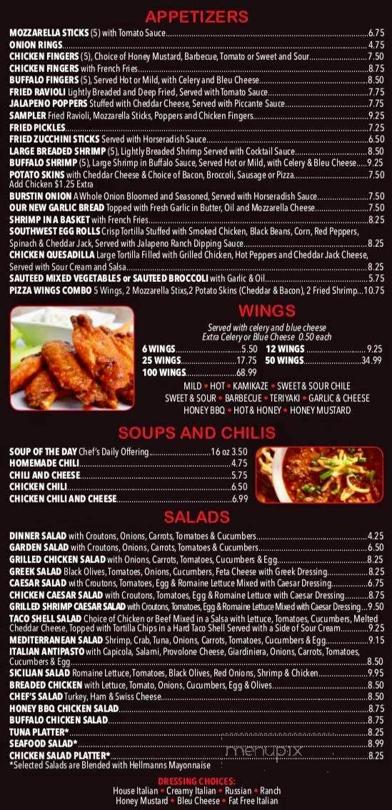 Wings & Other Italian Things - Ocean City, NJ menu_pic