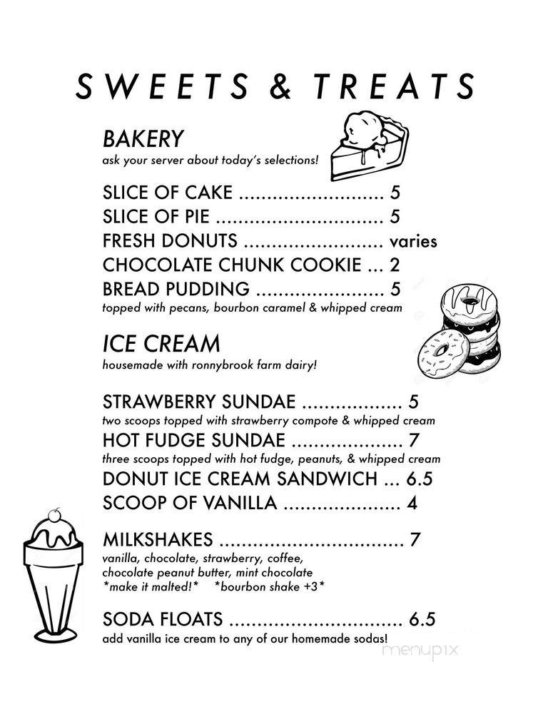 Gracie's Luncheonette - Leeds, NY menu_pic