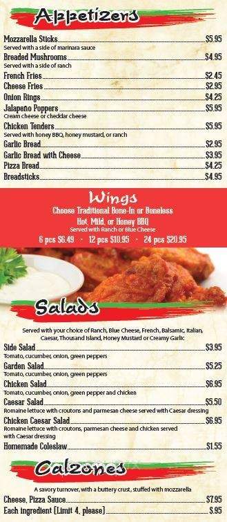 Ambrogi's Pizza - Elburn, IL menu_pic