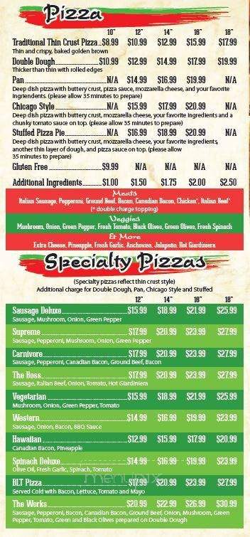 Ambrogi's Pizza - Elburn, IL menu_pic