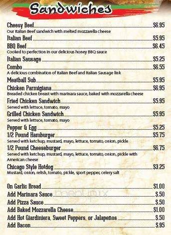Ambrogi's Pizza - Elburn, IL menu_pic