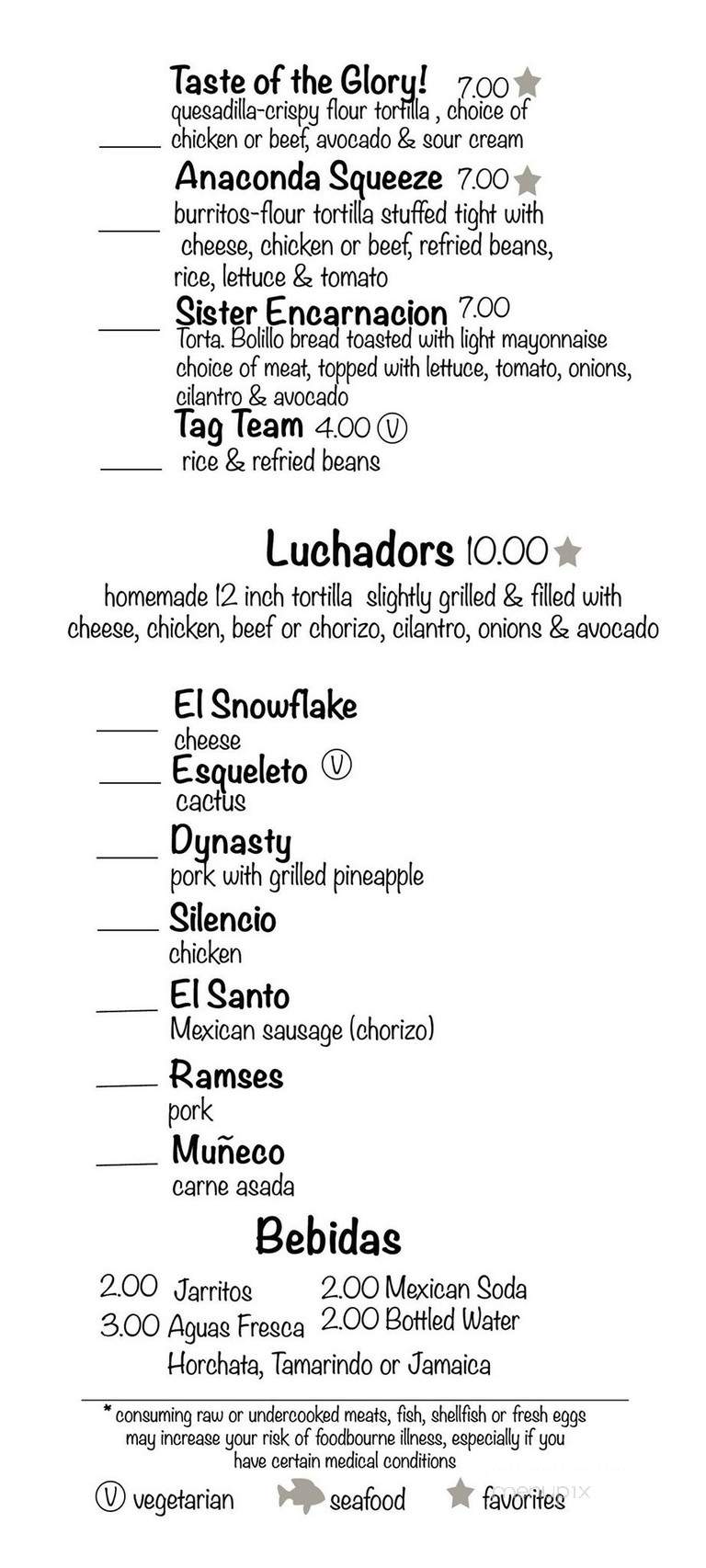 Let's Taco Bout It - West Reading, PA menu_pic