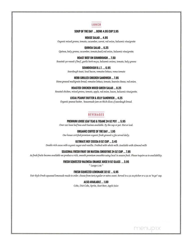 Diehl's Real Teas - East Greenville, PA menu_pic