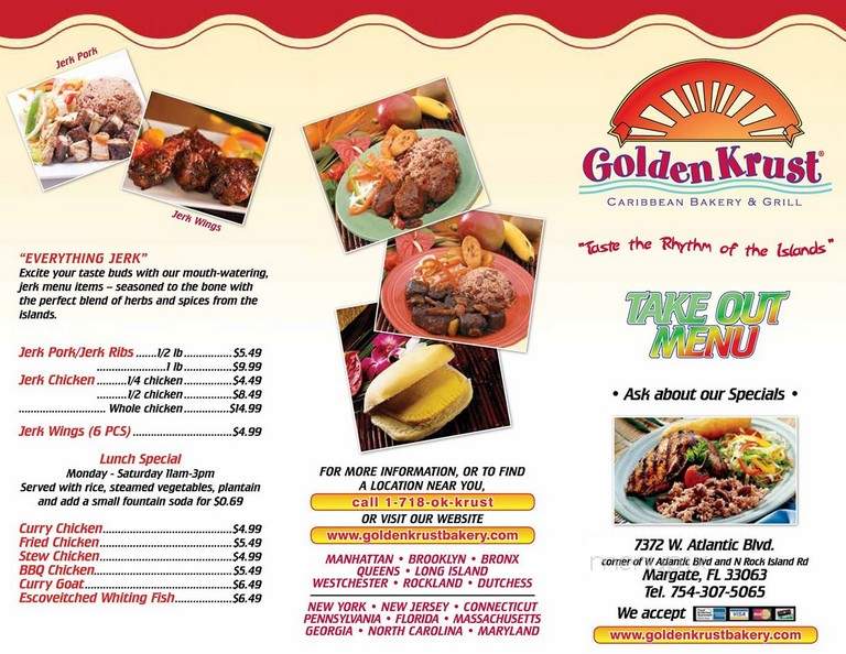 Golden Krust Caribbean Bakery - Orlando, FL menu_pic