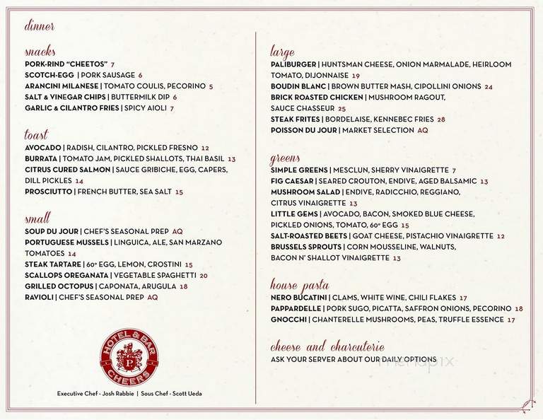 Hart's Sushi - Hollywood, CA menu_pic