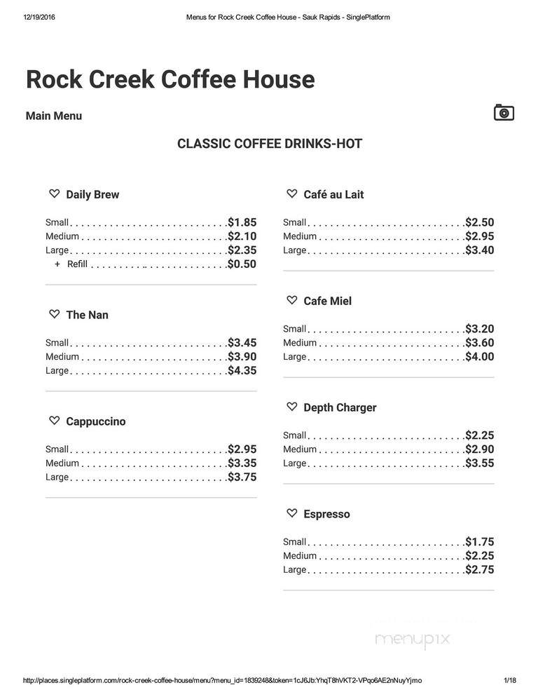 Rock Creek Coffee House - Sauk Rapids, MN