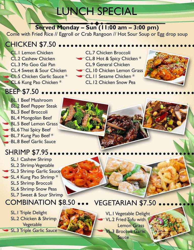 Pho Place - San Antonio, TX menu_pic