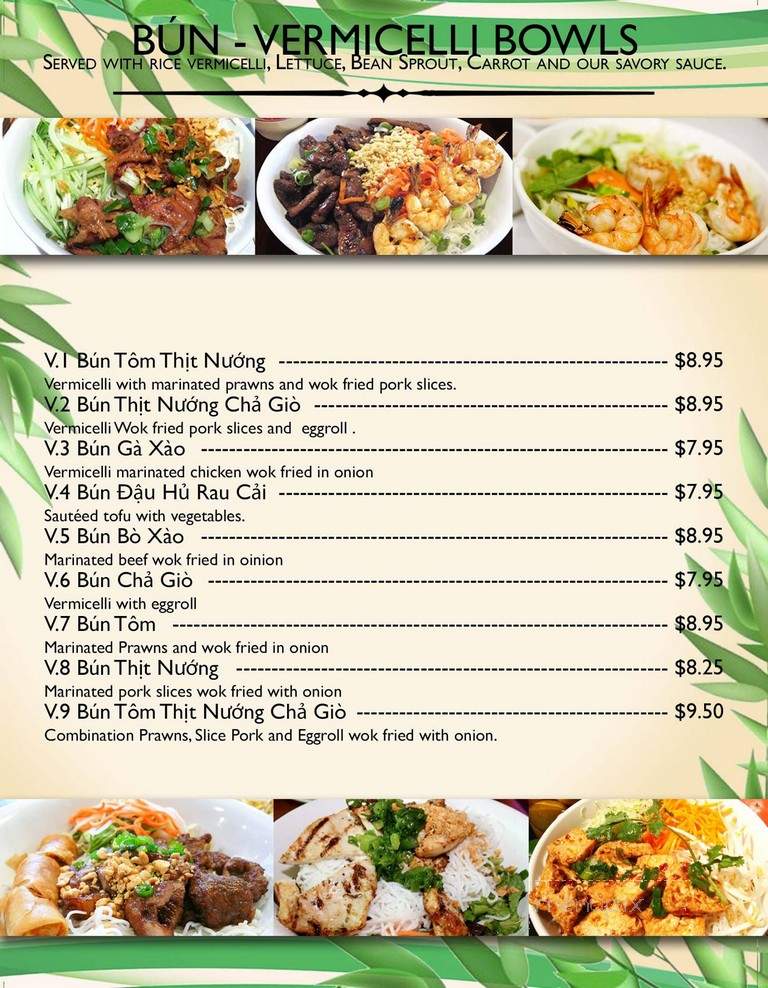 Pho Place - San Antonio, TX menu_pic