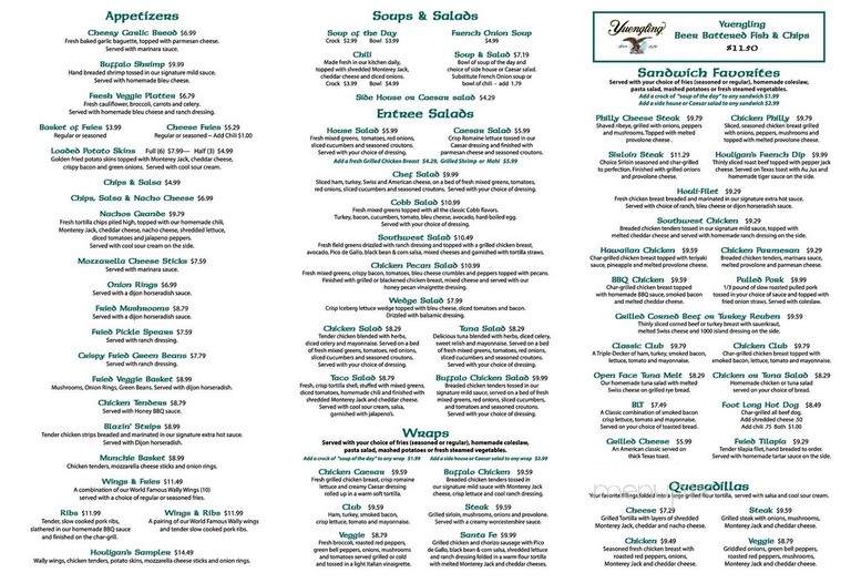 Houligan's A Spirited Sports Grille - Daytona Beach, FL menu_pic