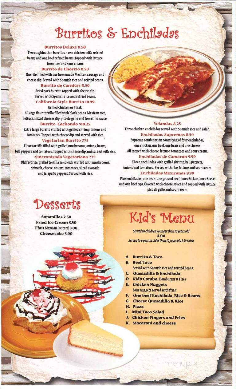 Matatlan Mexican Restaurant - Durham, NC menu_pic