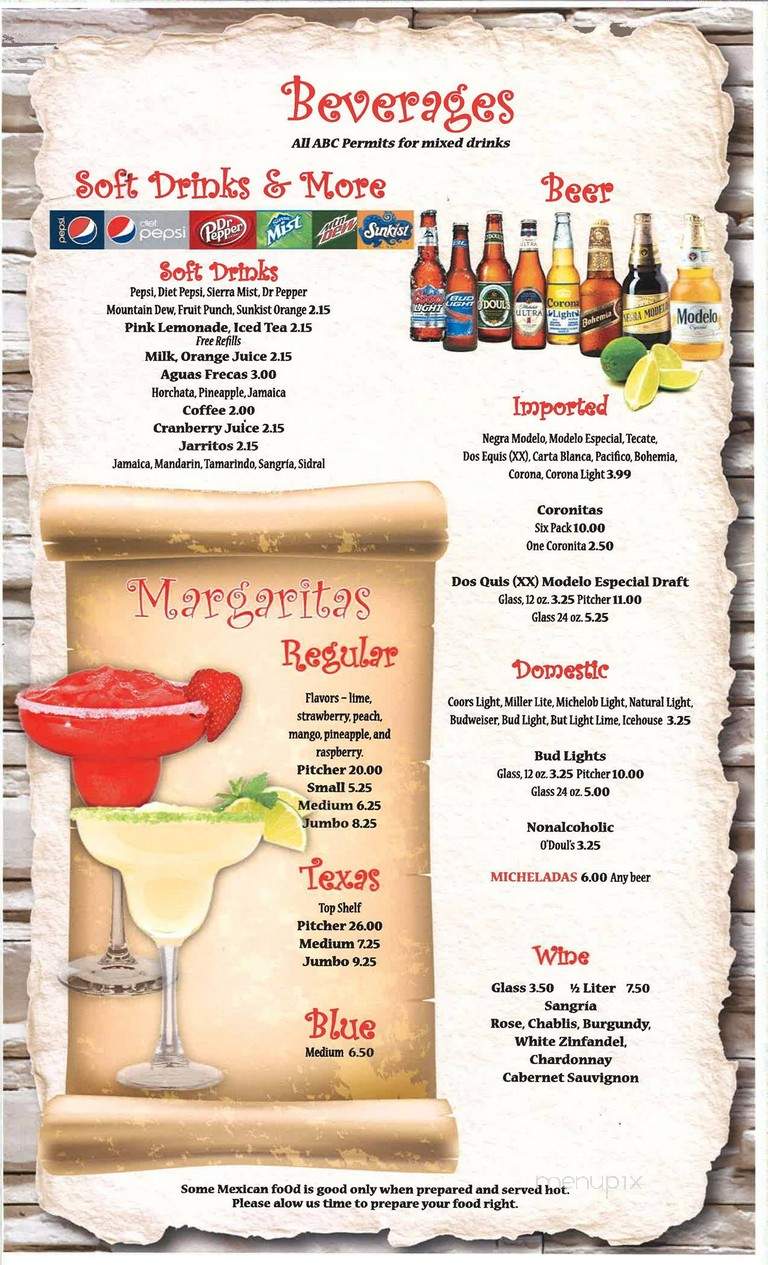 Matatlan Mexican Restaurant - Durham, NC menu_pic