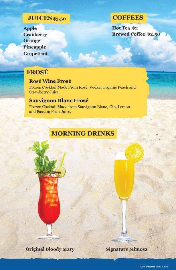 Corona Beach House - Miami, FL menu_pic