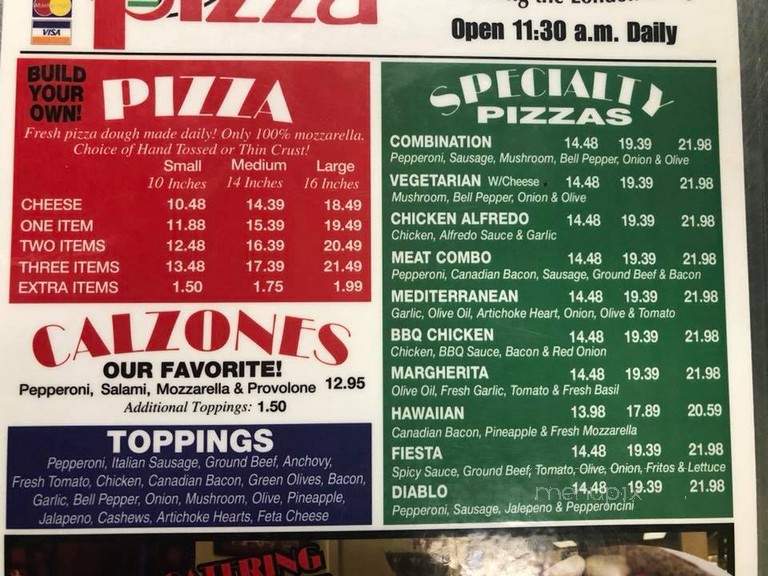 Papa Nicks Pizza - Parker, AZ menu_pic
