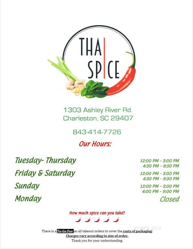 Thai Spice - Charleston, SC