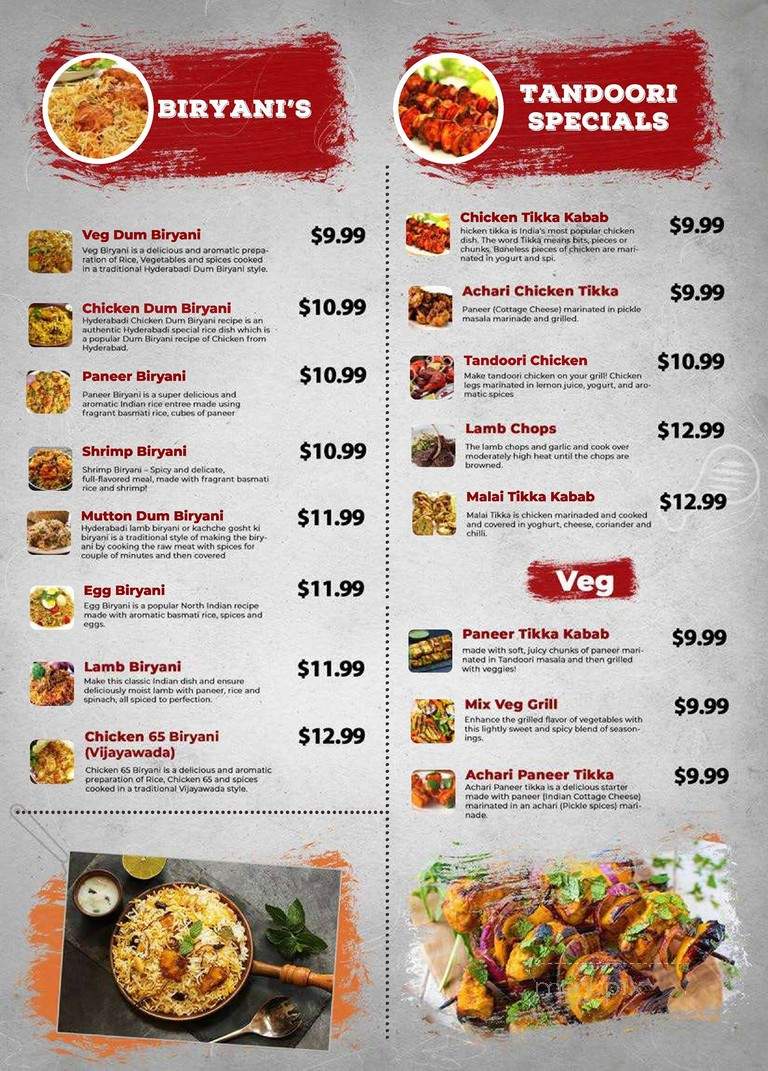 Swagat Indian Cuisine - Alpharetta, GA menu_pic