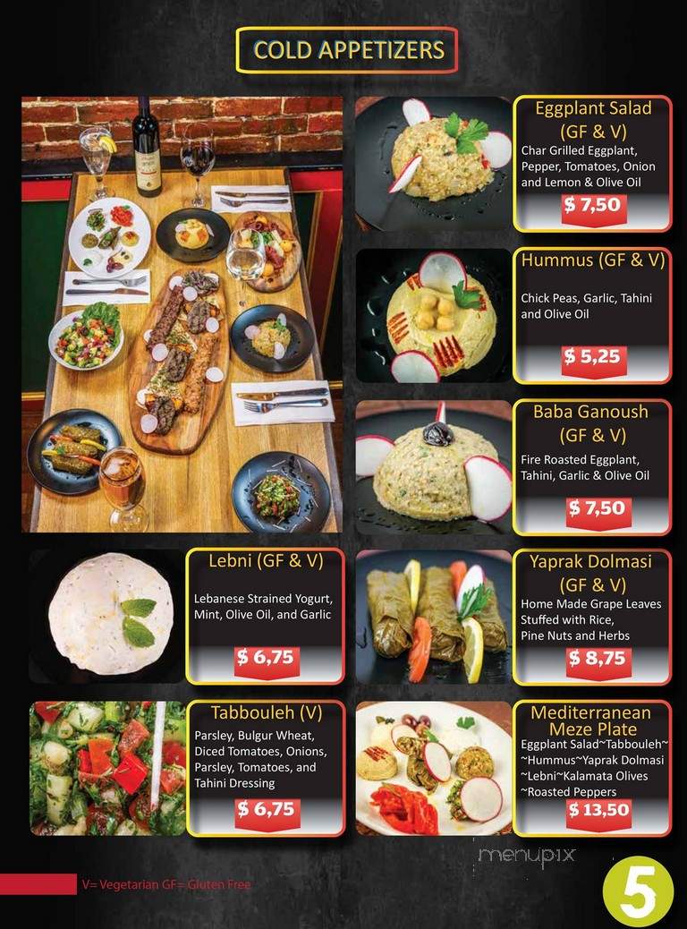 Matbah Mediterranean Cuisine - Manchester, NH menu_pic