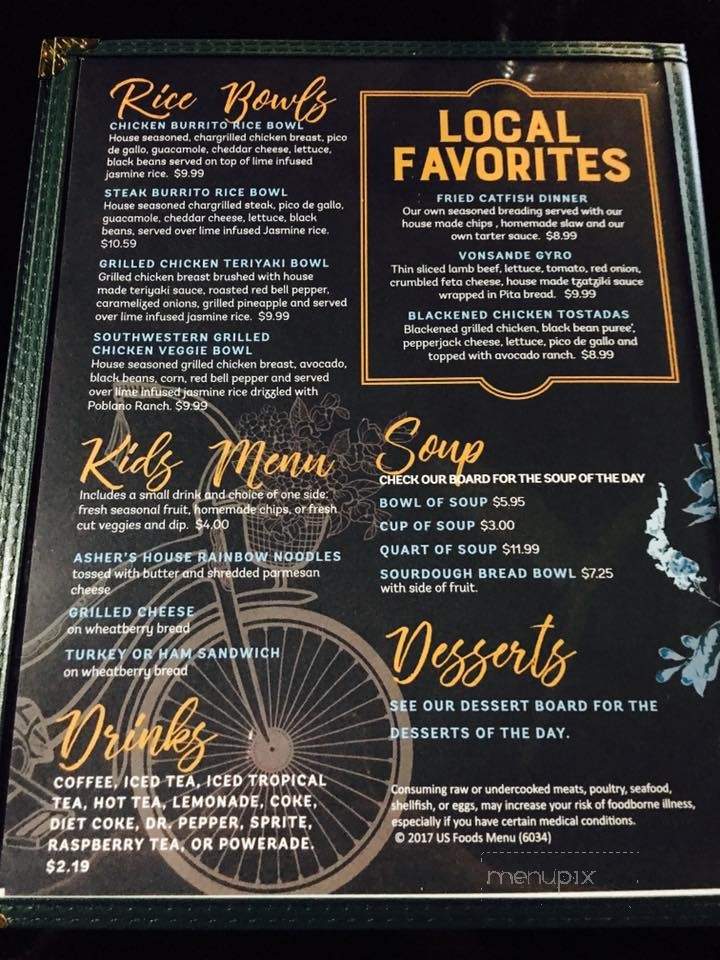 Babas Bistro and Catering - Camdenton, MO menu_pic
