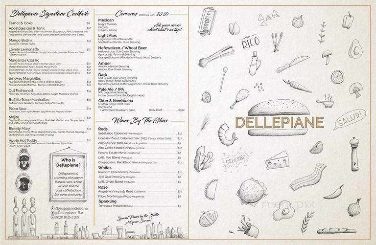 Dellepiane Sedona - Sedona, AZ menu_pic