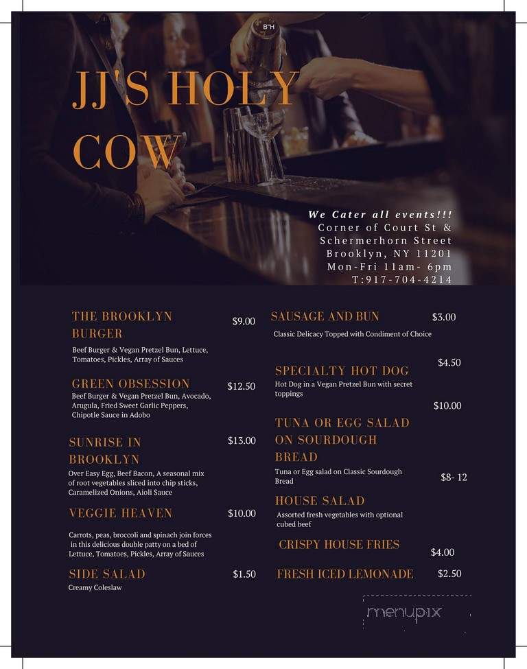 JJ's Holy Cow - Brooklyn, NY