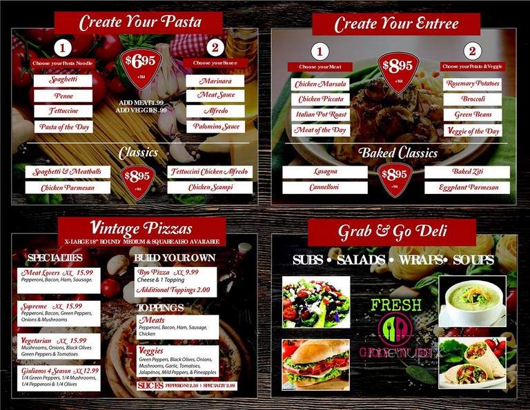 Giuliano's Italian Kitchen - Sterling Heights, MI menu_pic