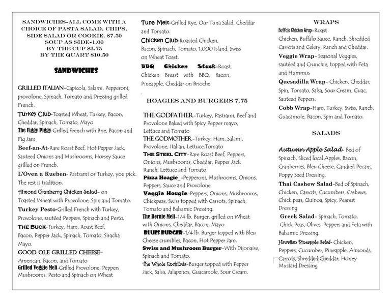 Good L'oven - Pittsburgh, PA menu_pic