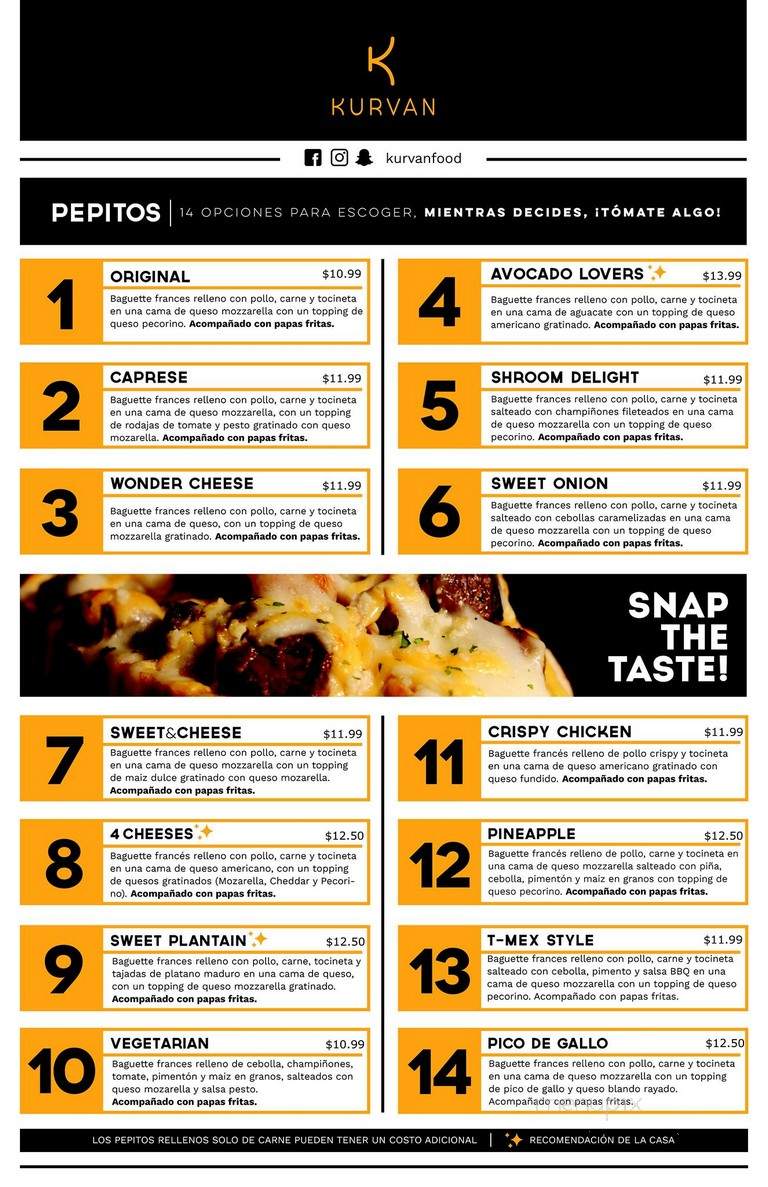 Kurvan - Miami, FL menu_pic