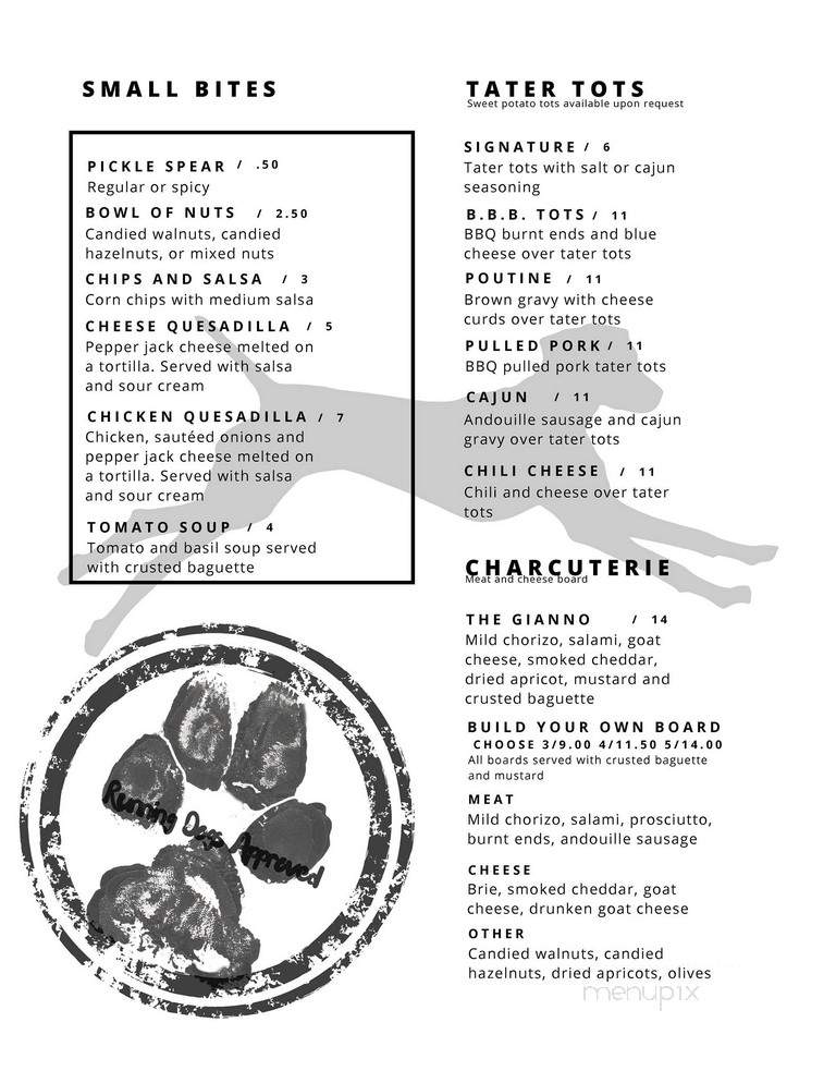 Running Dogs Brewery - Saint Helens, OR menu_pic