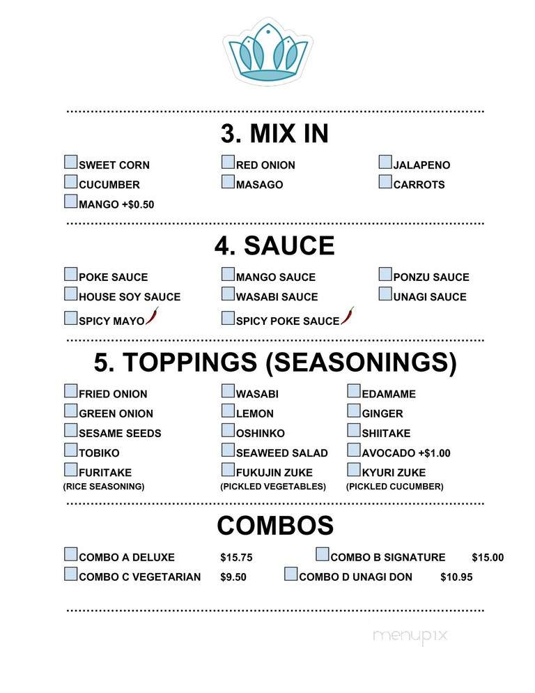 Poke Go - Lafayette, CA menu_pic
