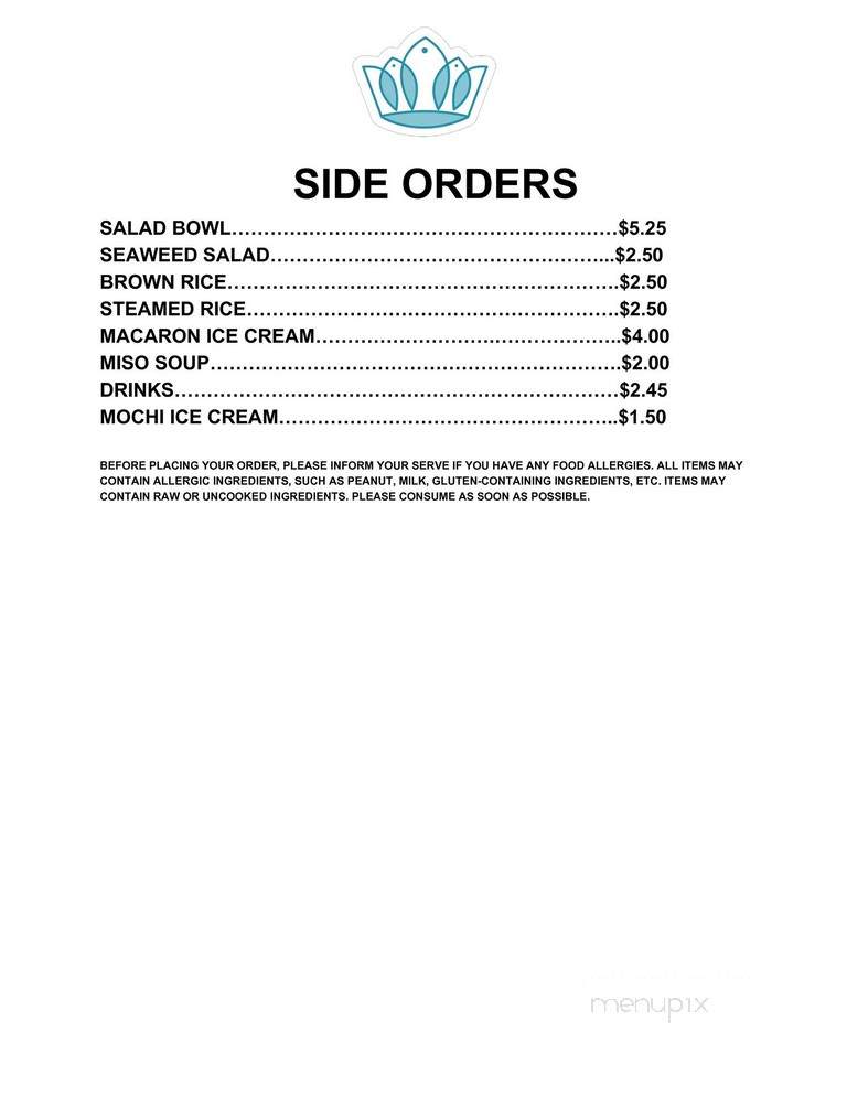 Poke Go - Lafayette, CA menu_pic
