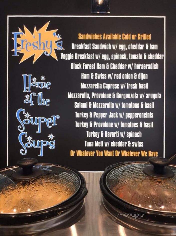 Freshy's - Seattle, WA menu_pic