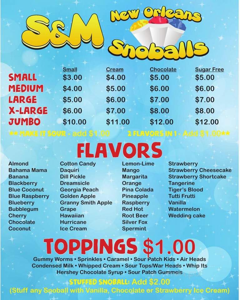 The Lunch Box and S&M New Orleans Snoballs - Kemah, TX