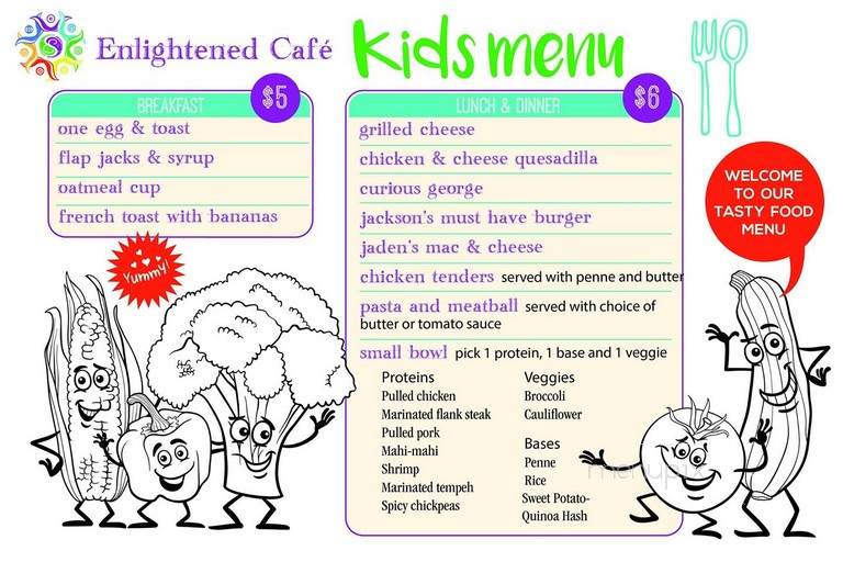 Enlightened Cafe - Ventnor City, NJ menu_pic