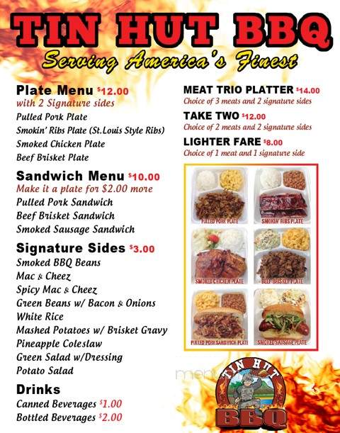 Tin Hut BBQ - Honolulu, HI menu_pic