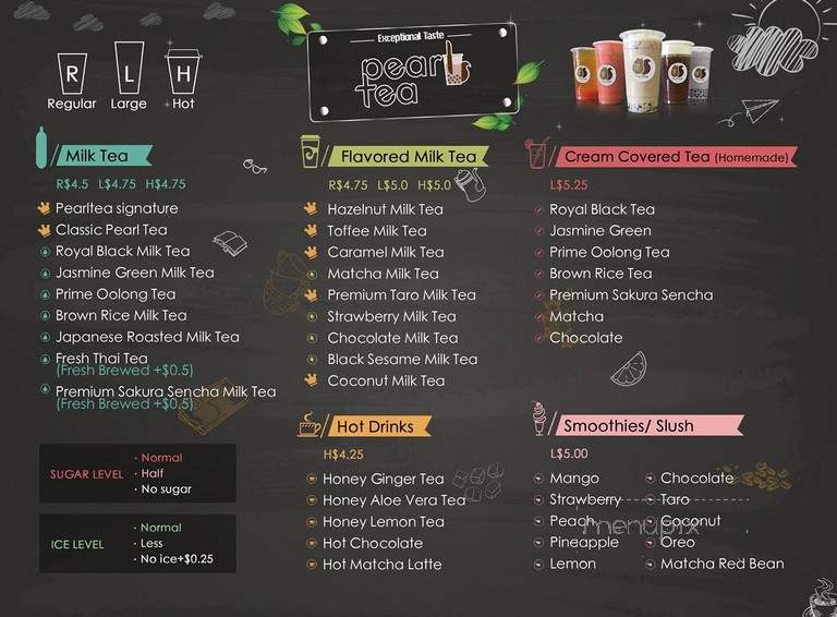 PearlTea - Cedar Falls, IA menu_pic