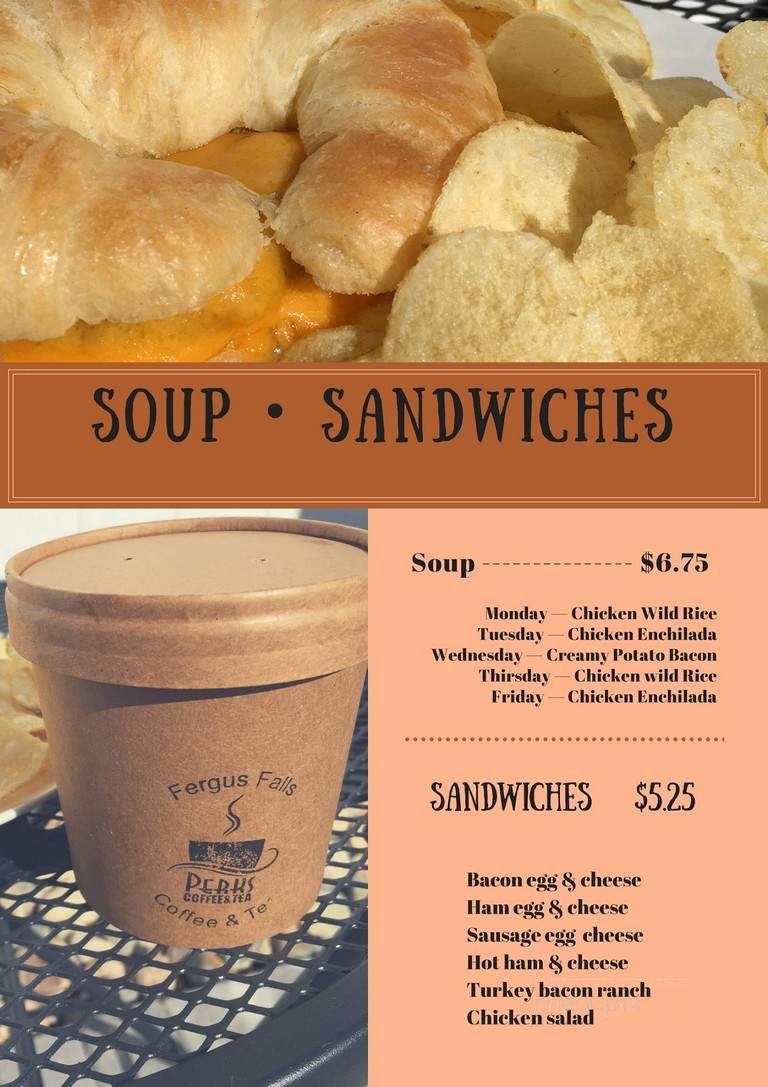Perks Coffee & Tea - Fergus Falls, MN menu_pic