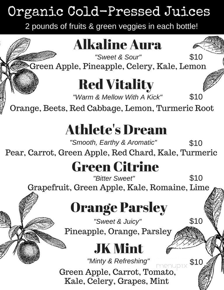 The Juice Kitchen - Chandler, AZ menu_pic