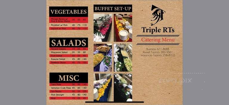 Triple Rt Catering & Lunchwagon - Waipahu, HI menu_pic