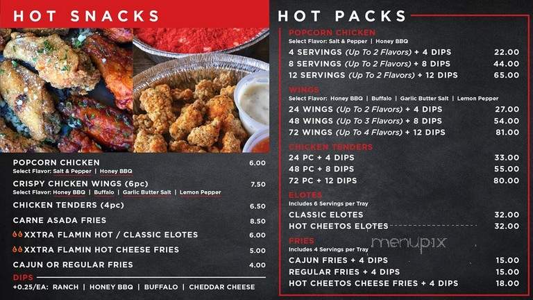 Zero Degrees - Norwalk, CA menu_pic