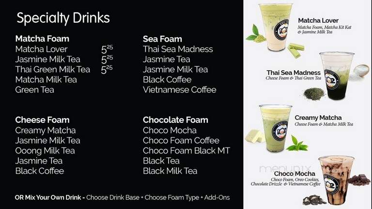 102 Cafe - Garden Grove, CA menu_pic