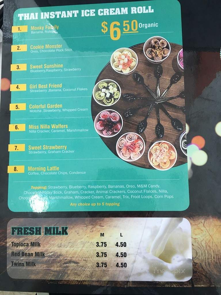 YoYo Ice Cream - New Britain, CT menu_pic