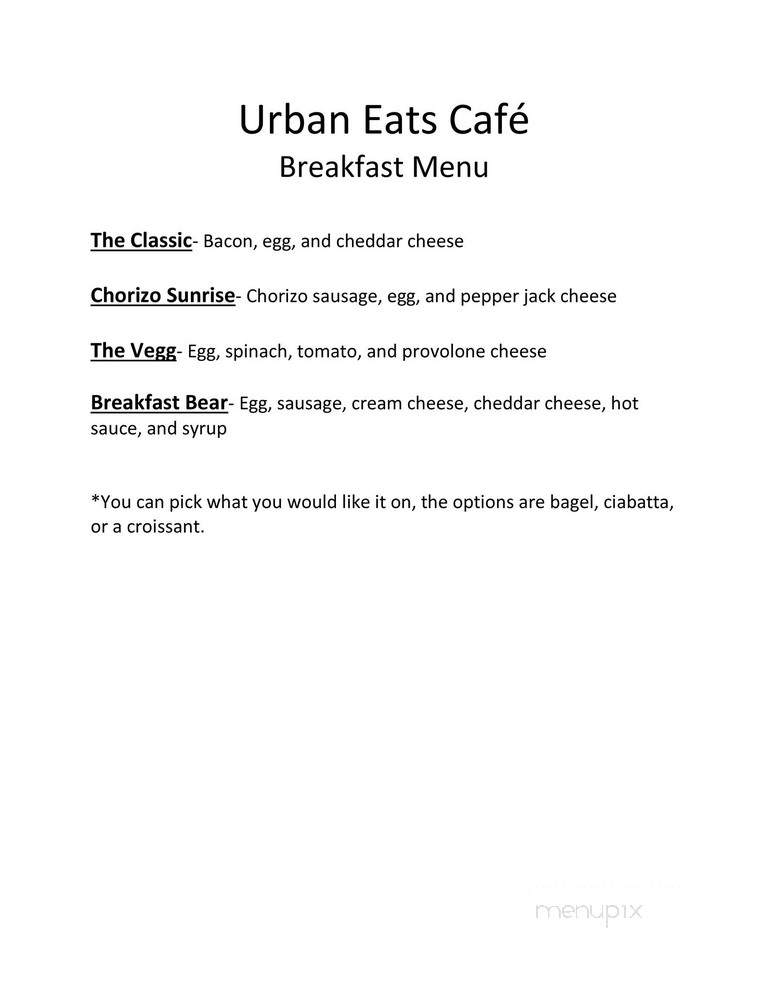 Urban Eats Cafe - Akron, OH