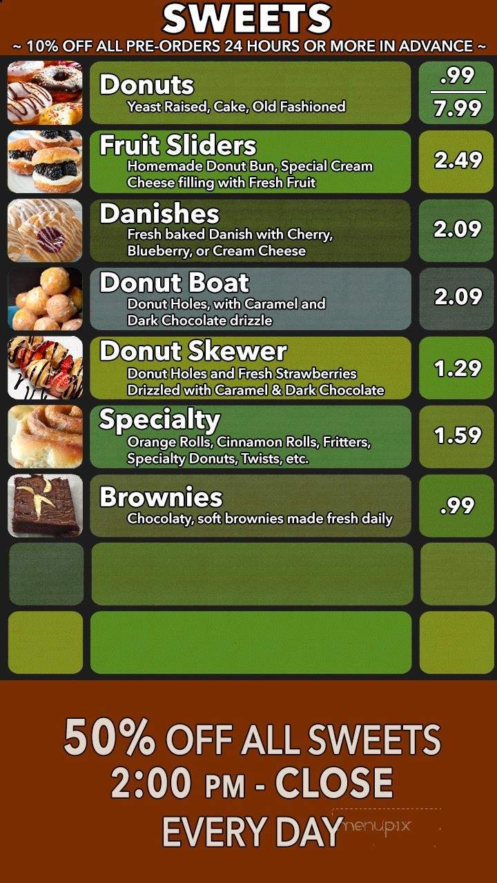 ZAX Eats & Sweets - Arab, AL menu_pic