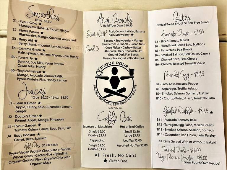 Pyour Pour - Surf City, NJ menu_pic