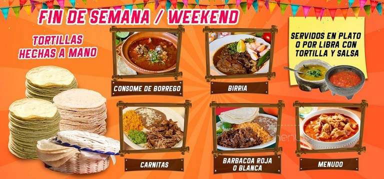 Taqueria El Torito - Greensboro, NC menu_pic