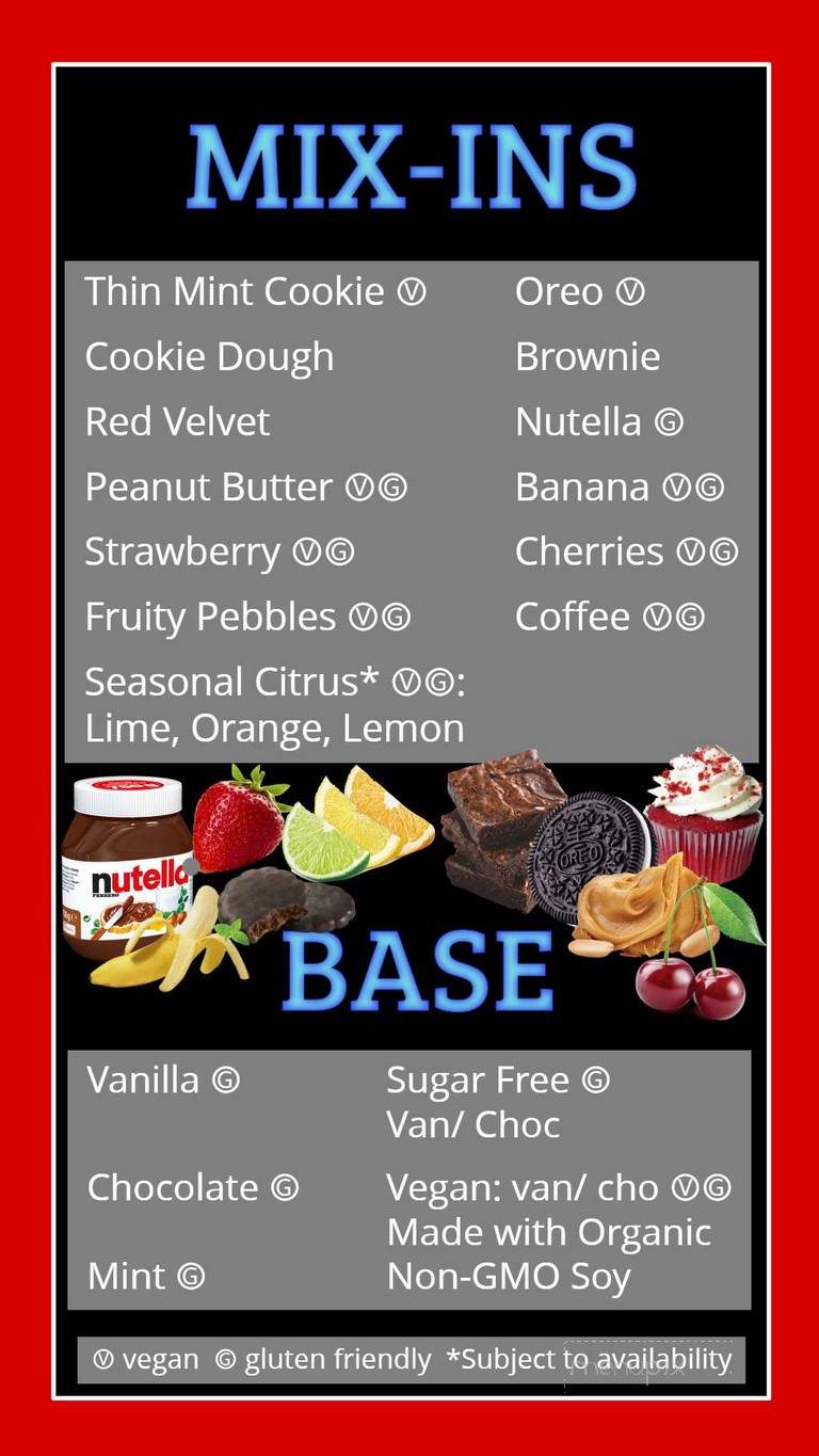 Curl de la Creme - Pigeon Forge, TN menu_pic